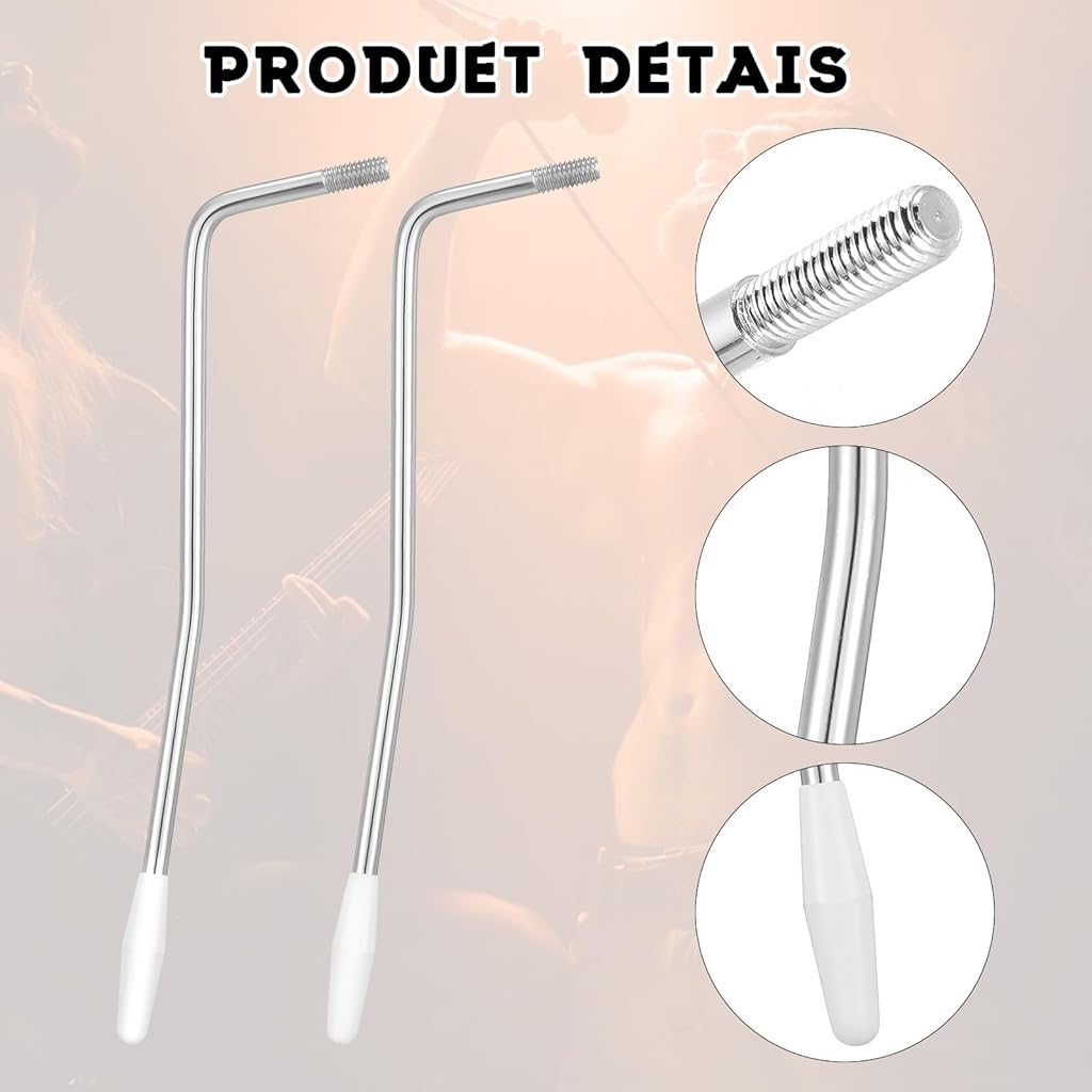 HASTHIP® 2Pcs 6mm & 5mm Thread Tremolo Arm HASTHIP® 2Pcs 6mm & 5mm Thread Tremolo Arm